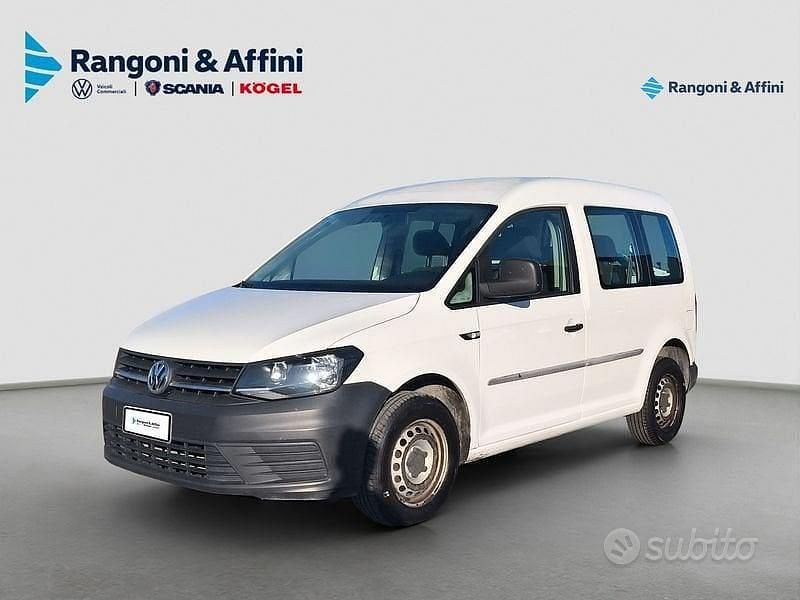 Usata VW Caddy 75 CV (55 kW) 2019 Bianco Monovolume