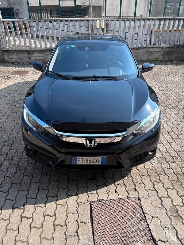 Usata Honda Civic Elegance 120 CV (88 kW) 2019 Nero Berlina