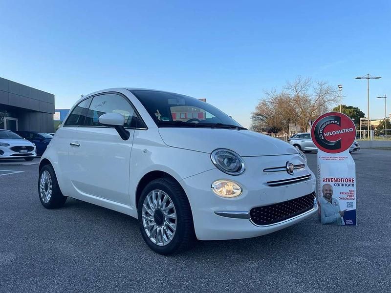 Usata Fiat 500 Lounge 69 CV (50 kW) 2016 Bianco Utilitaria