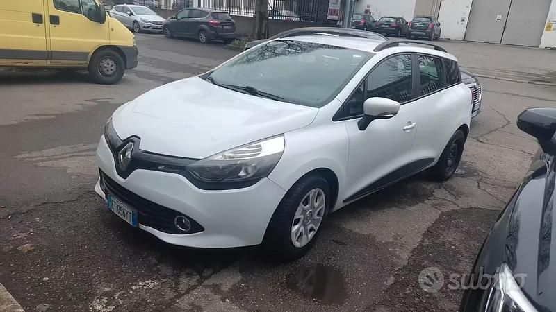 Usata Renault Clio IV 75 CV (55 kW) 2014 Bianco Berlina