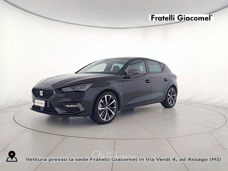 Usata Seat Leon FR 150 CV (110 kW) 2021 Nero Berlina