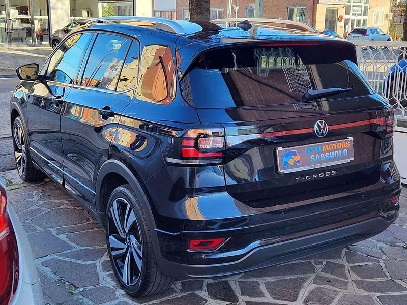 Usata VW T-Cross Advance 110 CV (80 kW) 2021 Nero SUV