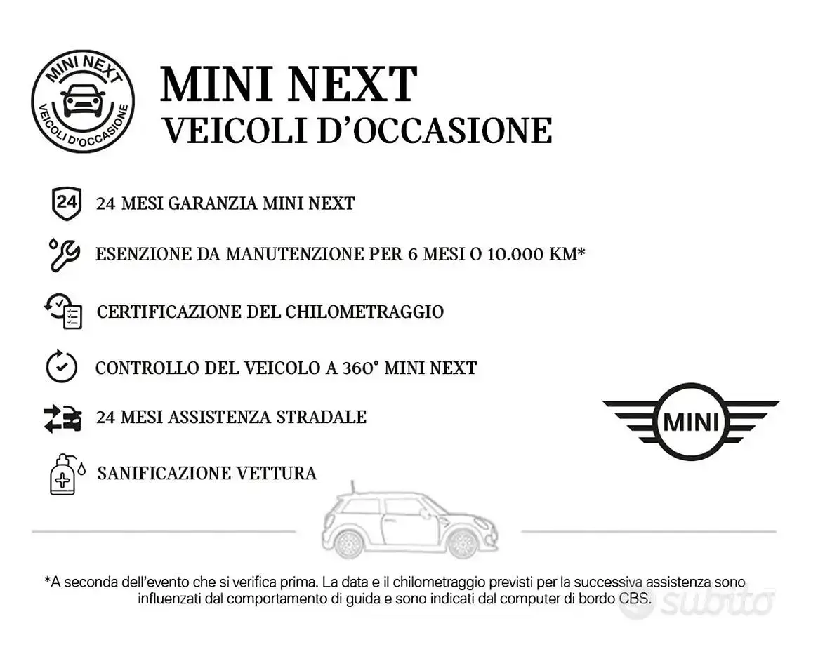 Usata Mini Cooper Essential 136 CV (100 kW) 2023 Grigio Utilitaria