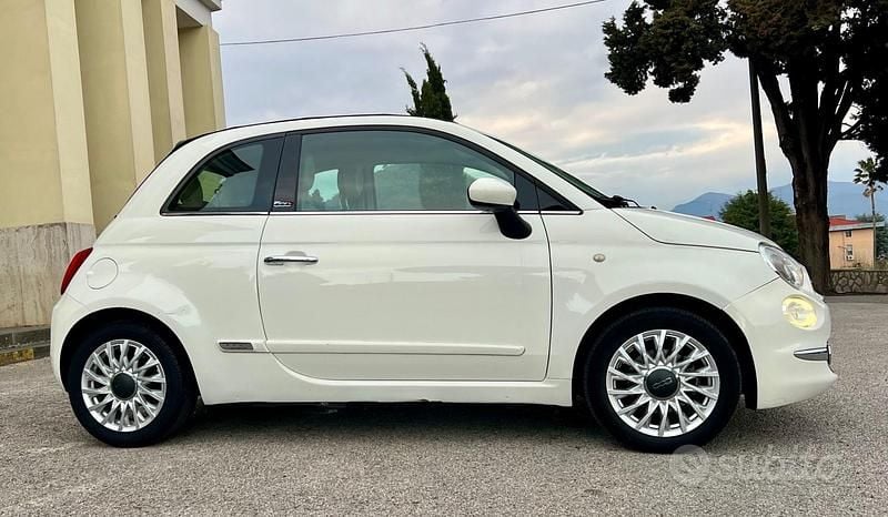 Usata Fiat 500C Lounge 69 CV (50 kW) 2019 Bianco Cabrio