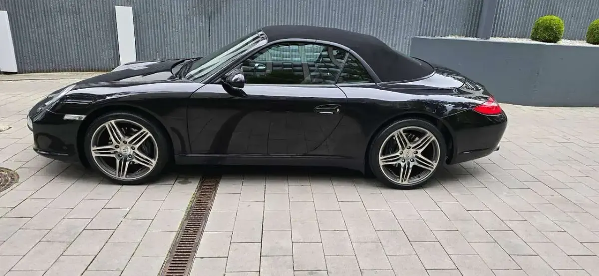Usata Porsche 997 345 CV (253 kW) 2009 Nero Cabrio