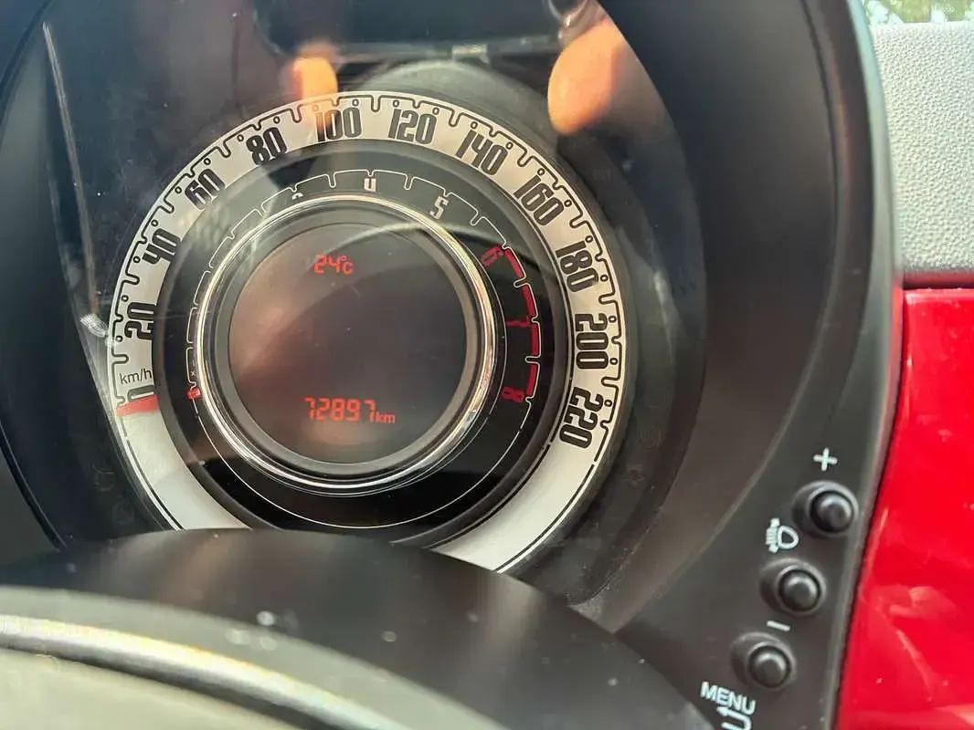 Usata Fiat 500 Pop 69 CV (50 kW) 2017 Rosso Utilitaria