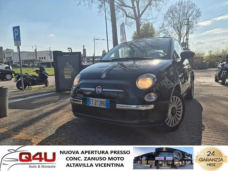 Usata Fiat 500 Lounge 69 CV (50 kW) 2013 Nero Utilitaria