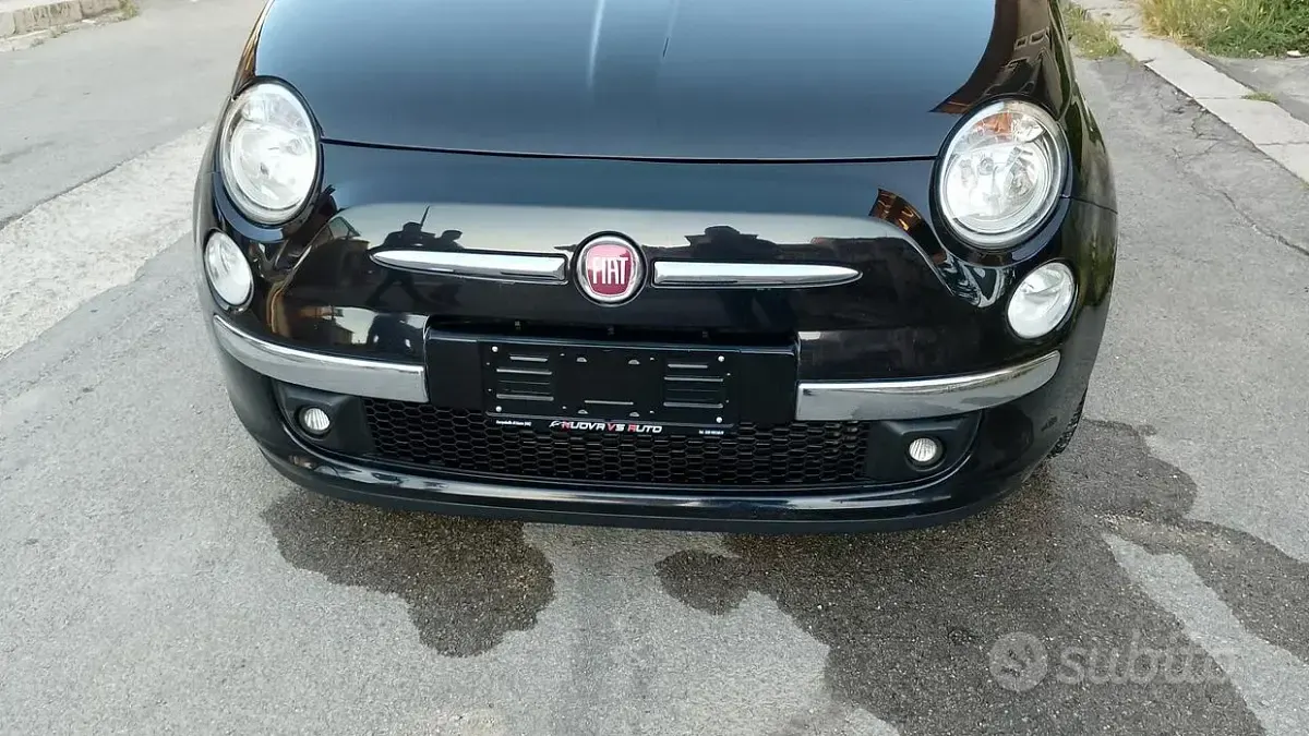 Usata Fiat 500 Lounge 69 CV (50 kW) 2013 Nero Berlina