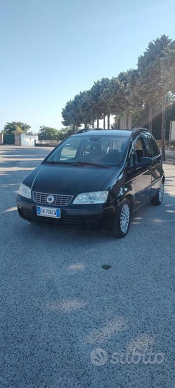 Usata Fiat Idea S 90 CV (66 kW) 2012 Nero Monovolume