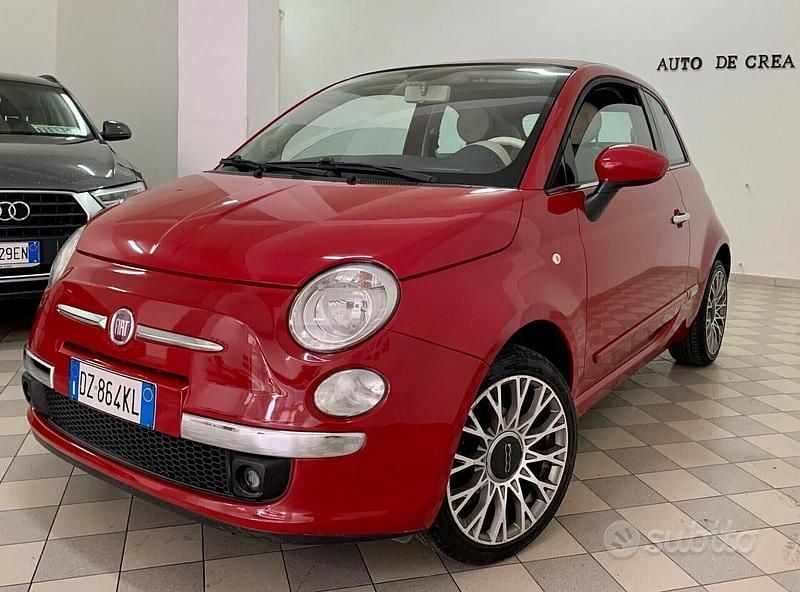 Usata Fiat 500C Lounge 69 CV (50 kW) 2010 Rosso Cabrio