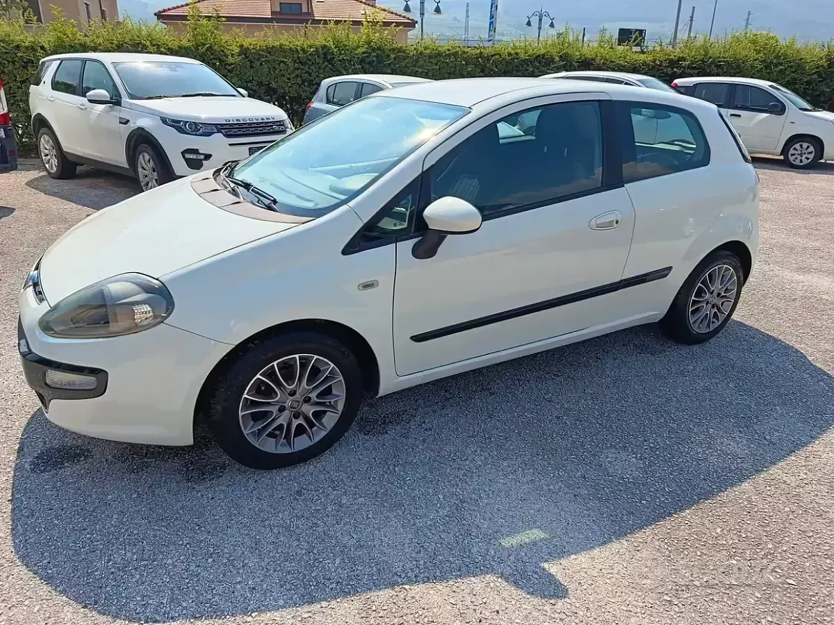 Usata Fiat Punto Evo Dynamic 69 CV (50 kW) 2011 Bianco Utilitaria