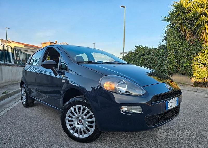 Usata Fiat Punto Young 77 CV (56 kW) 2015 Blu Utilitaria