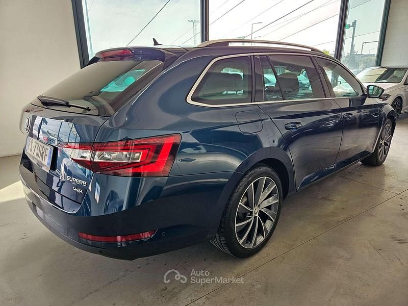 Brugt Skoda Superb 190 HK (139 kW) 2018 Blå Stationcar