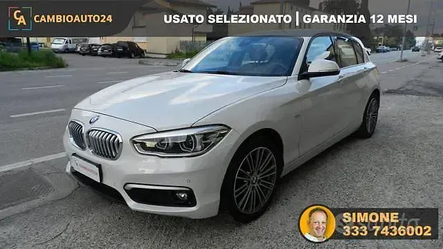 Usata BMW 116 Sport Line 116 CV (85 kW) 2018 Bianco Utilitaria