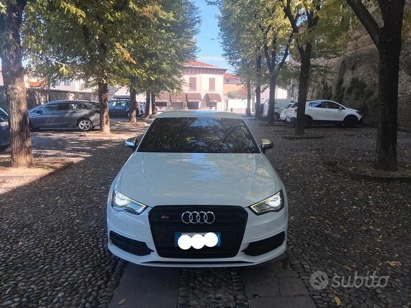 Usata Audi S3 300 CV (220 kW) 2015 Bianco Berlina