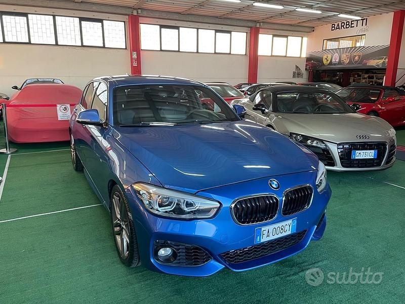 Usata BMW 120 M Sport 190 CV (139 kW) 2016 Blu Utilitaria
