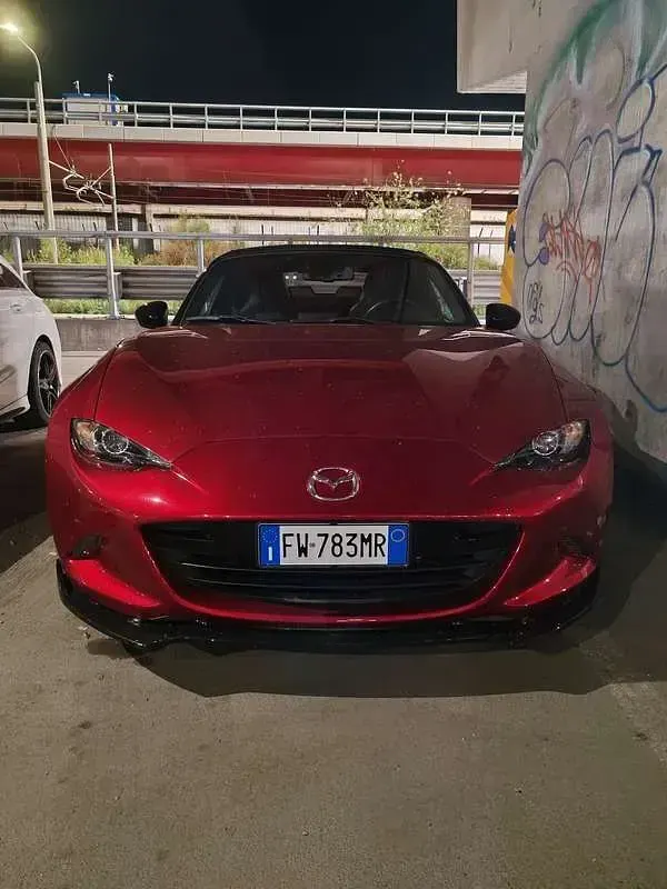 Usata Mazda MX5 184 CV (135 kW) 2019 Rosso Cabrio