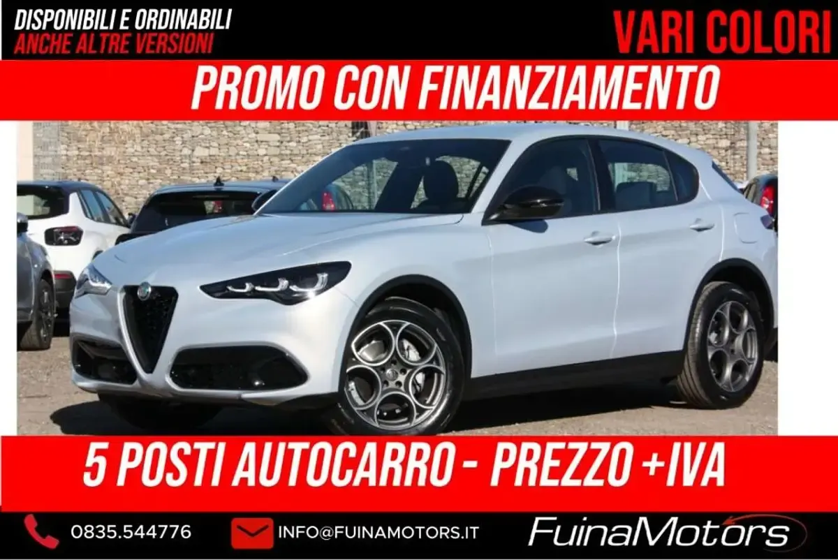 Nuova Alfa Romeo Stelvio Sprint 160 CV (117 kW) 2026 Grigio scuro SUV