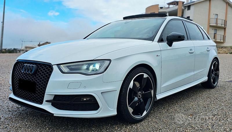 Bianco Usata 2014 Audi A3 S-Line Tre volumi | 16.900 € (Molto cara) - Immagine 1/4