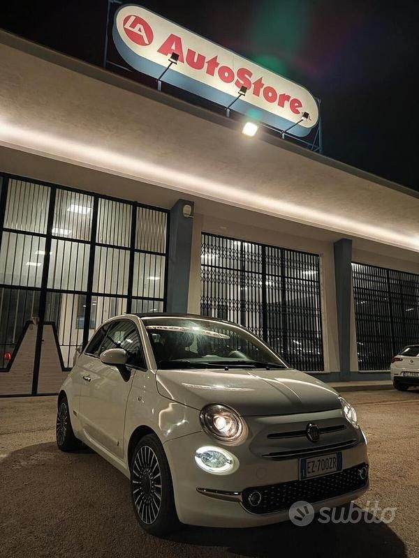 Usata Fiat 500C Lounge 105 CV (77 kW) 2015 Bianco Cabrio