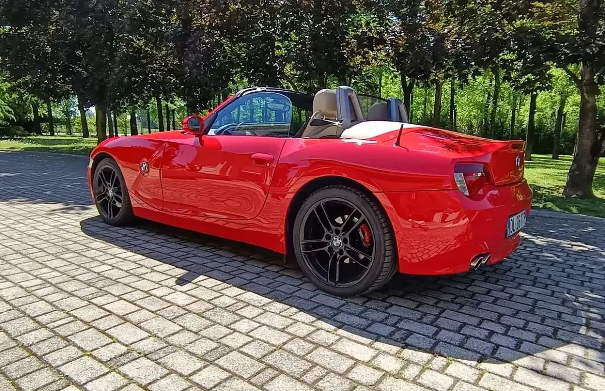 Usata BMW Z4 177 CV (130 kW) 2008 Rosso Cabrio