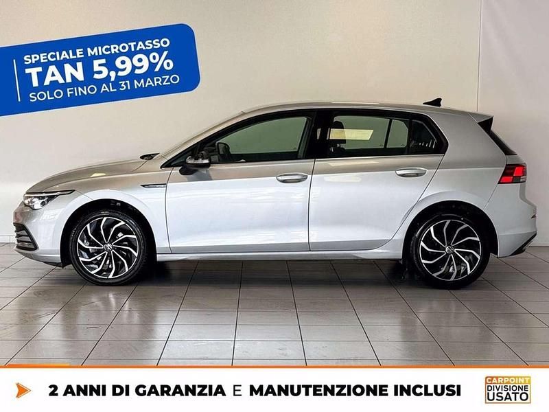 Usata VW Golf VII Style 150 CV (110 kW) 2020 Argento Berlina