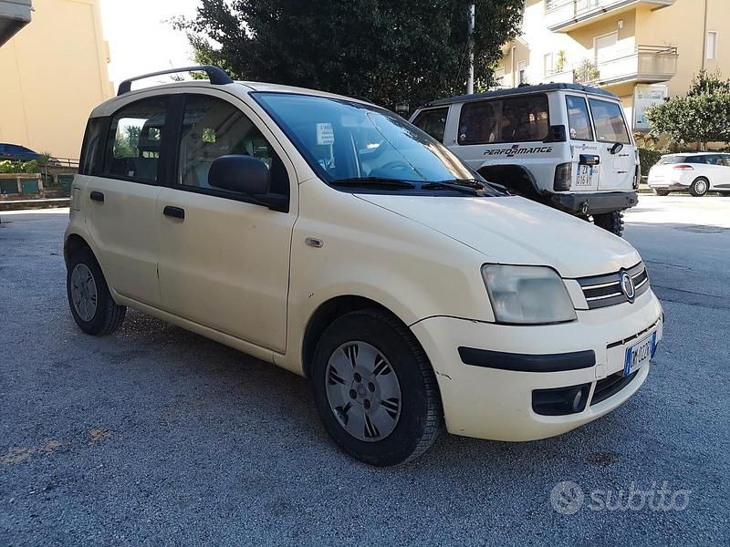 Usata Fiat Panda Dynamic 60 CV (44 kW) 2008 Giallo Utilitaria