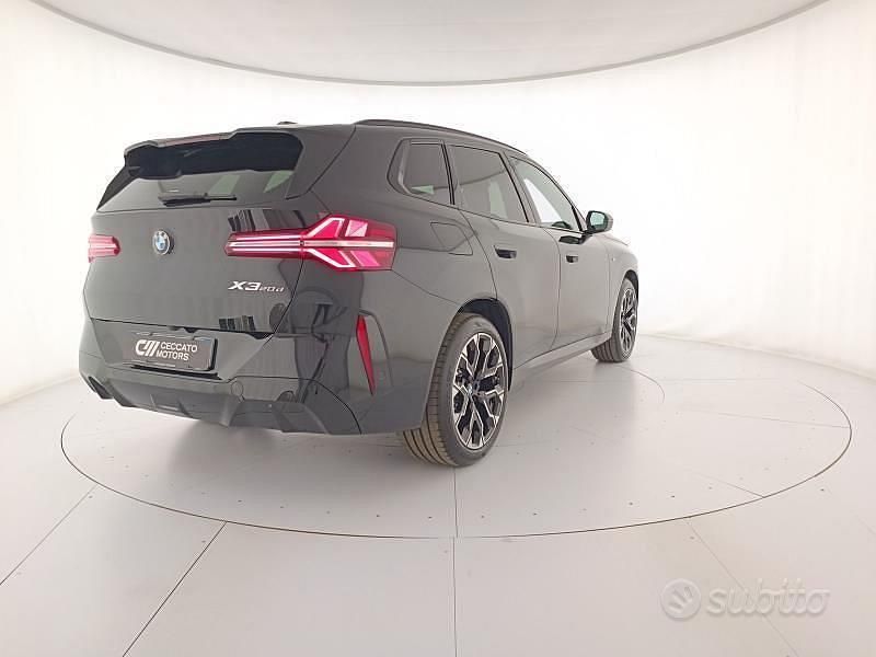 Nuova BMW X3 M Sport 2025 Nero SUV
