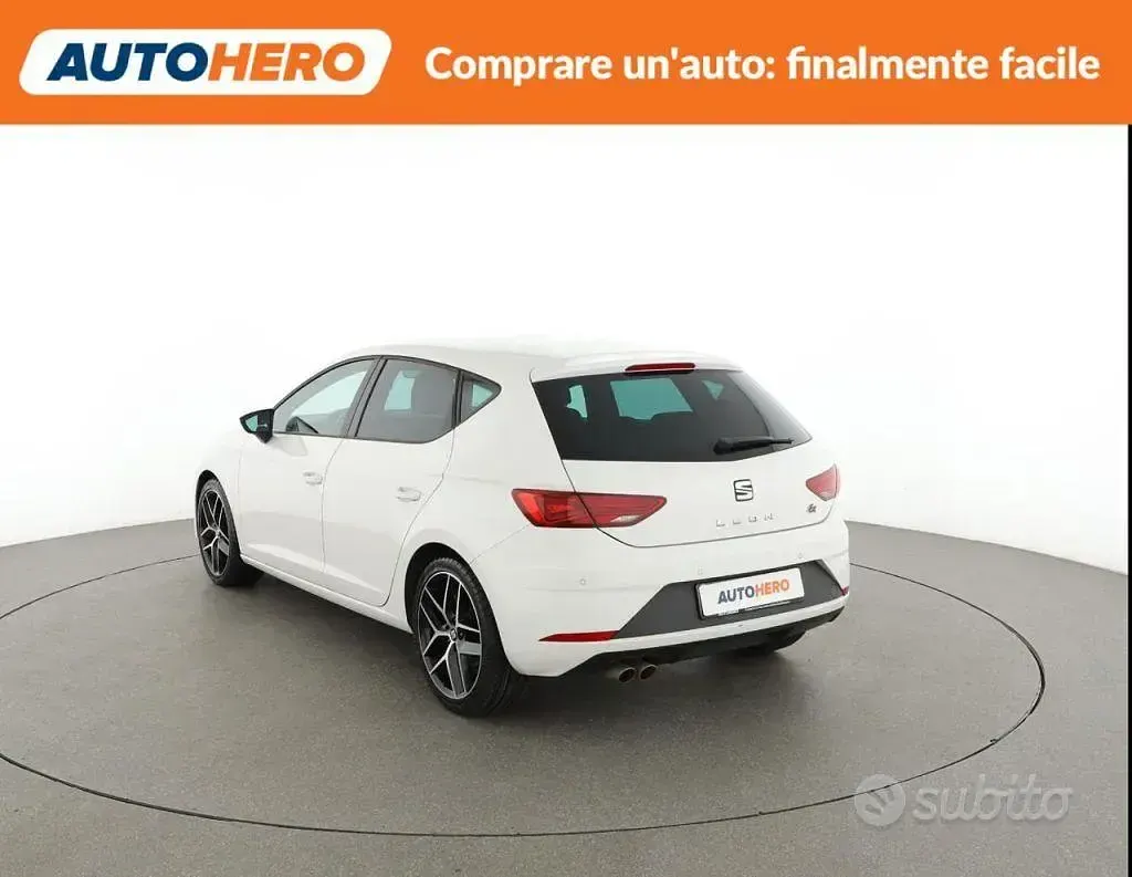 Usata Seat Leon FR 131 CV (96 kW) 2019 Bianco Berlina