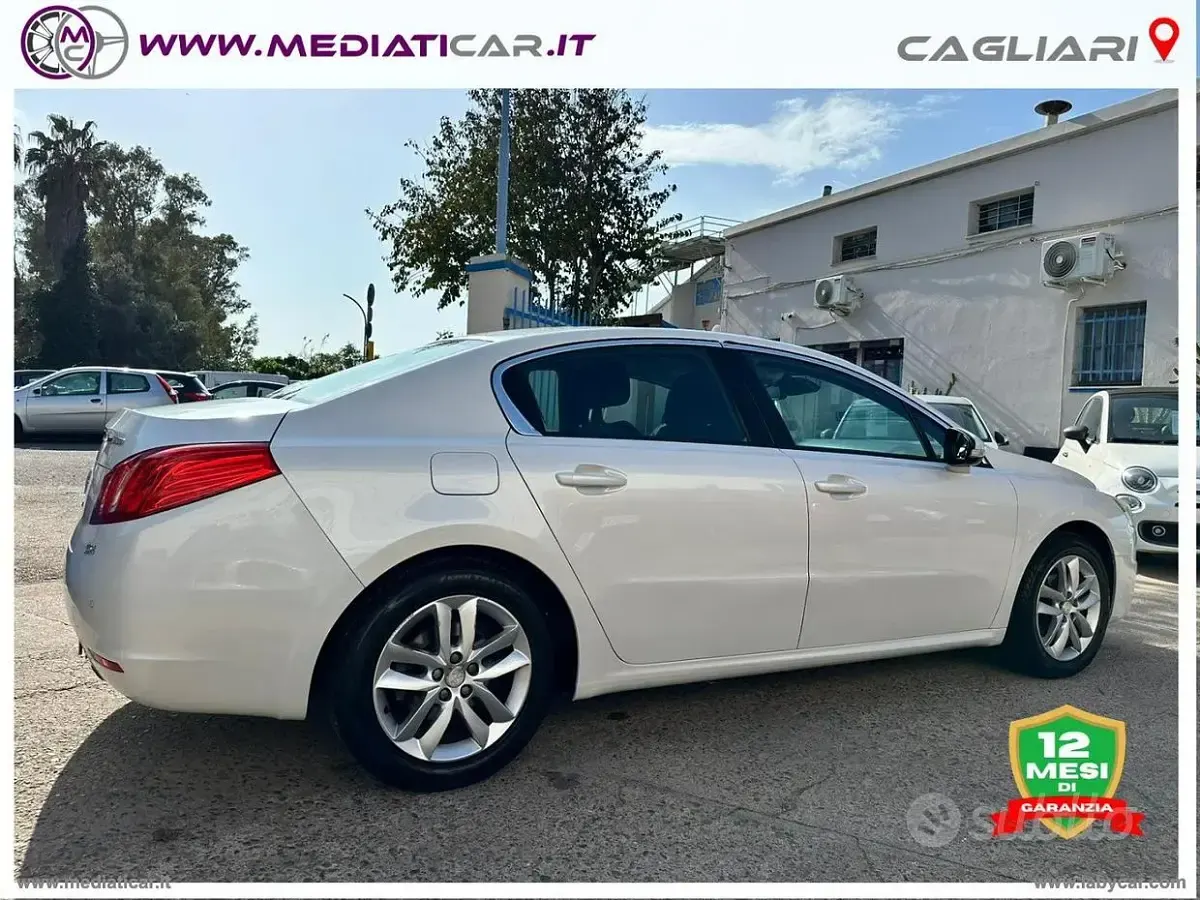 Usata Peugeot 508 Active 112 CV (82 kW) 2012 Bianco Berlina