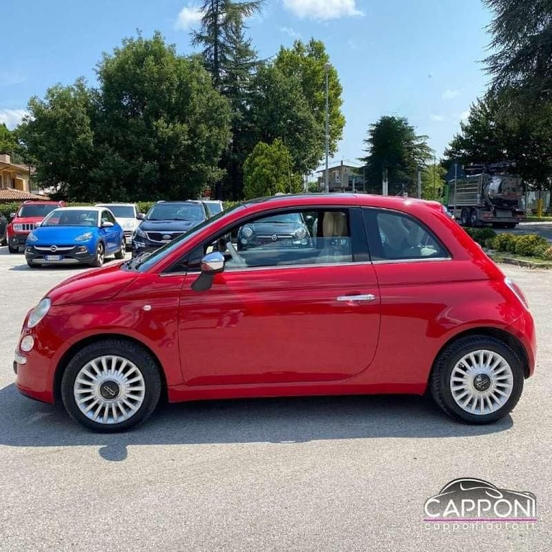 Usata Fiat 500 Lounge 69 CV (50 kW) 2008 Rosso Utilitaria