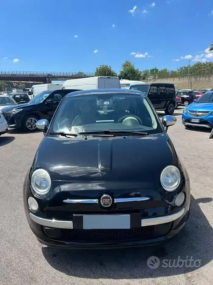 Usata Fiat 500 69 CV (50 kW) 2009 Nero Cabrio