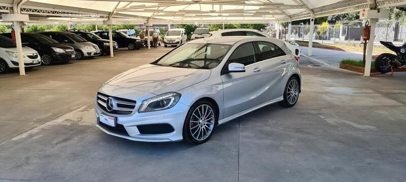Usata Mercedes A200 Premium 136 CV (100 kW) 2015 Argento Berlina