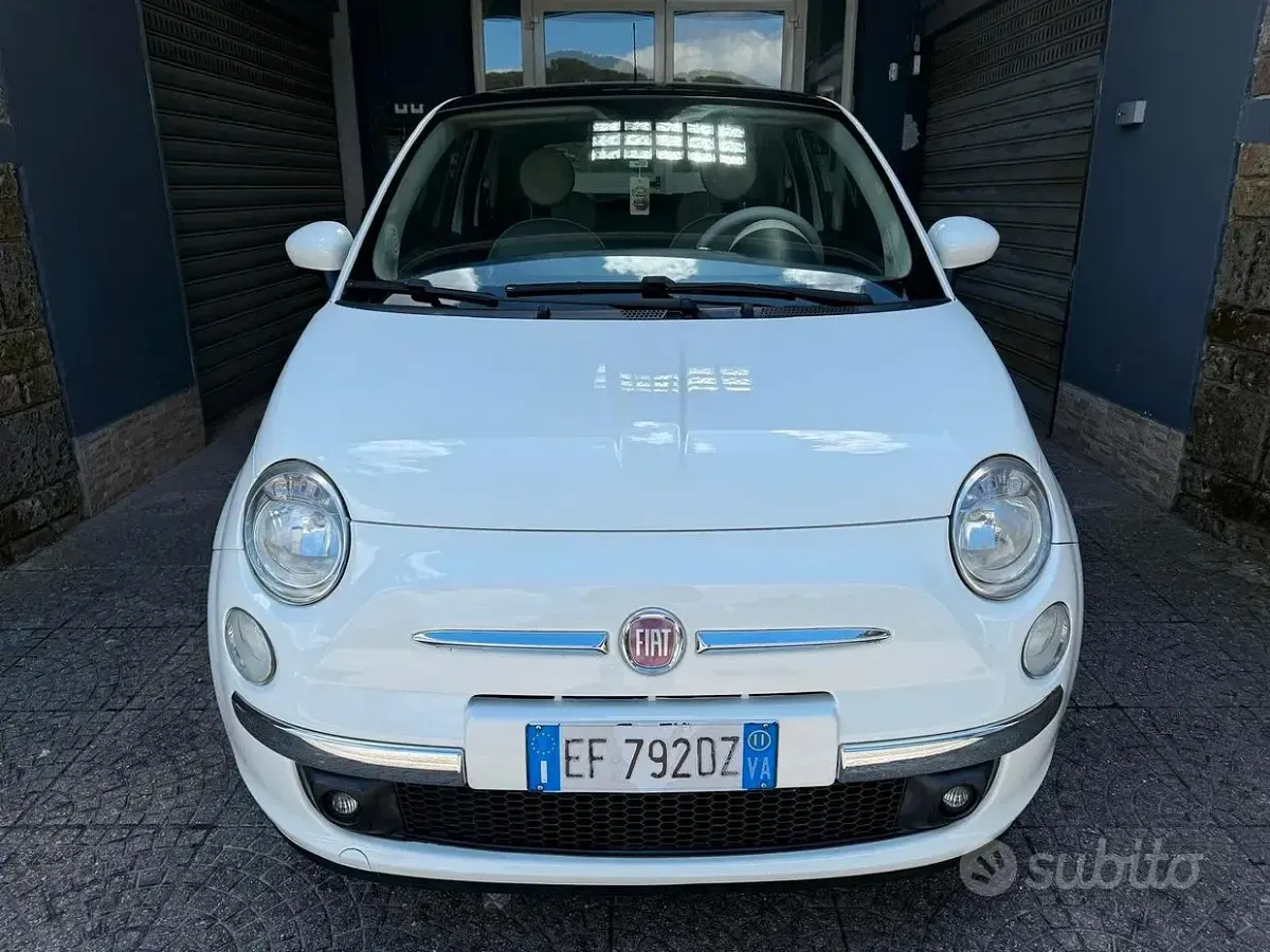 Usata Fiat 500 Lounge 69 CV (50 kW) 2011 Bianco Berlina