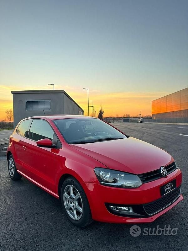 Usata VW Polo 82 CV (60 kW) 2011 Rosso Utilitaria