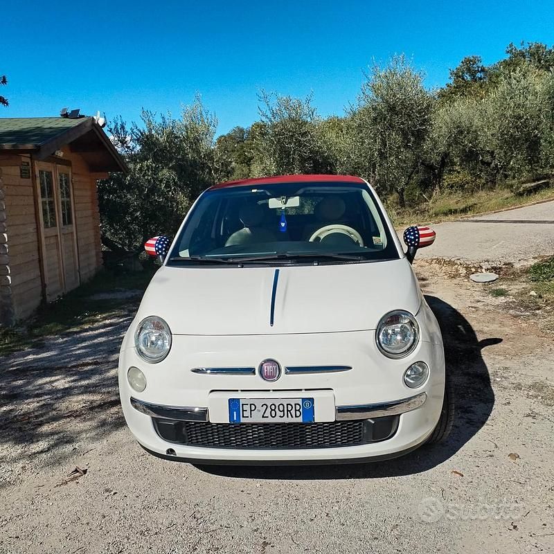 Usata Fiat 500C 69 CV (50 kW) 2013 Bianco Cabrio