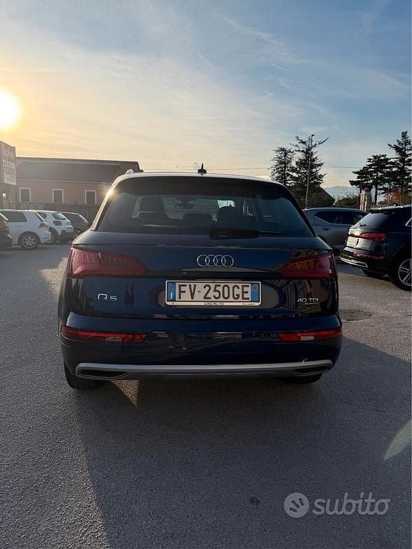 Usata Audi Q5 Design 190 CV (139 kW) 2019 Blu/azzurro SUV
