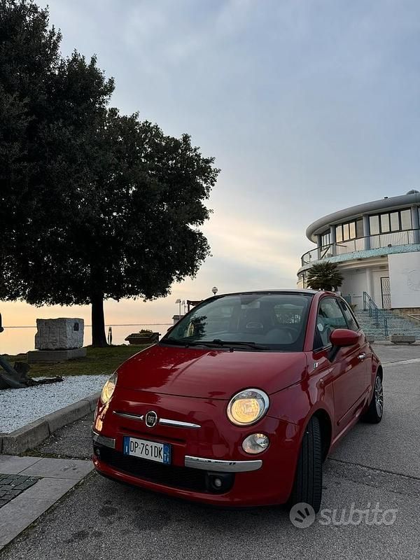Usata Fiat 500 Sport 100 CV (73 kW) 2008 Rosso Berlina