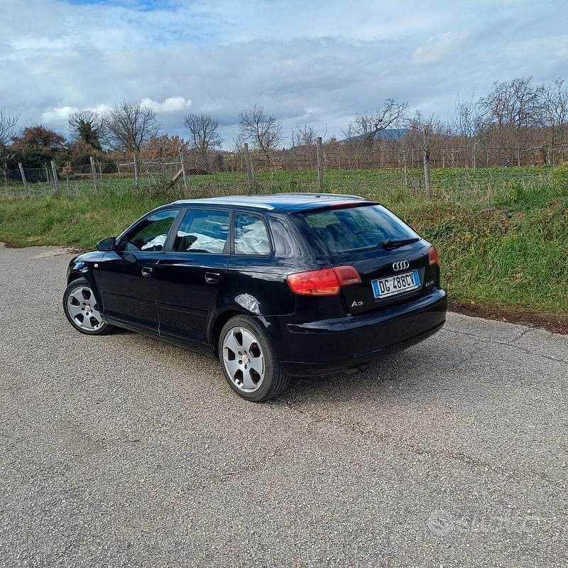 Usata Audi A3 Ambition 140 CV (102 kW) 2008 Nero Utilitaria