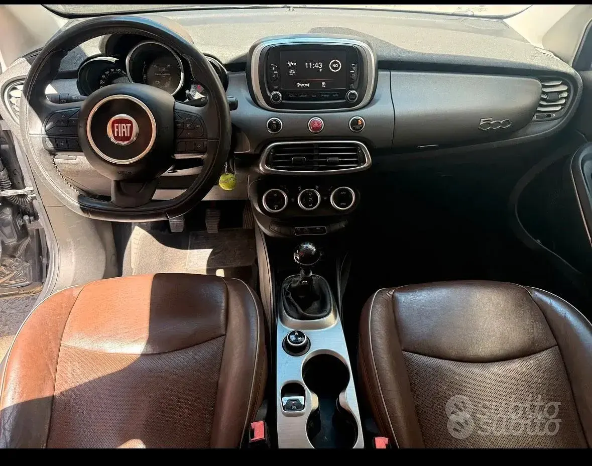 Usata Fiat 500 Cross 120 CV (88 kW) 2016 Grigio Monovolume