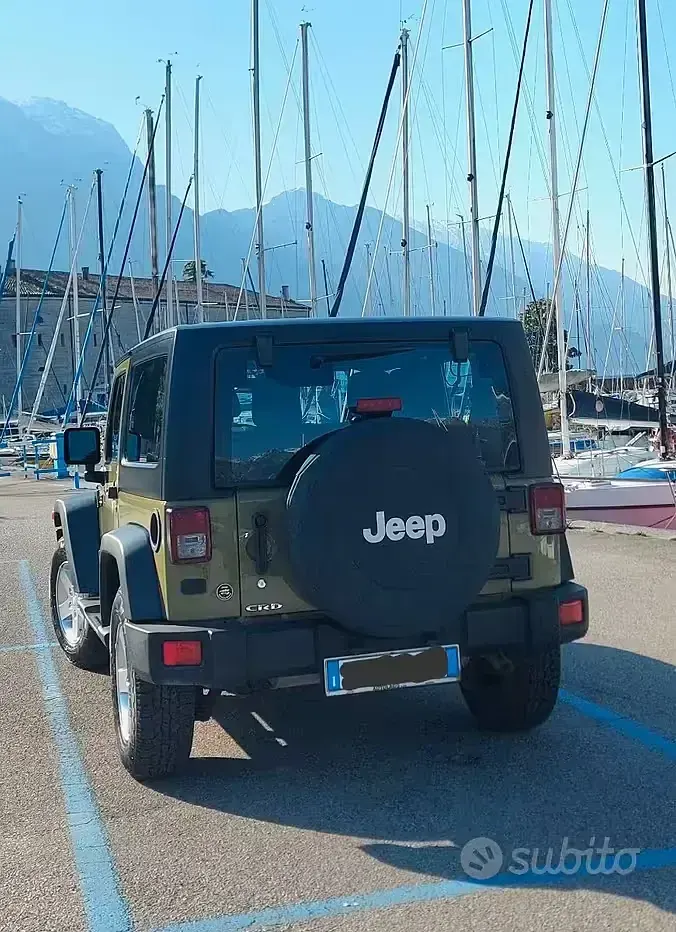 Usata Jeep Wrangler Sport 177 CV (130 kW) 2014 Verde SUV