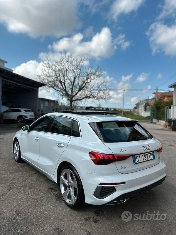 Usata Audi A3 S-Line 150 CV (110 kW) 2024 Bianco Berlina