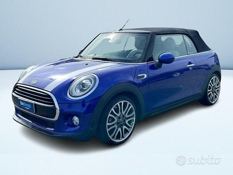 Usata Mini Cooper D Cabriolet Hype 116 CV (85 kW) 2018 Blu Cabrio