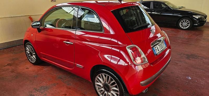 Usata Fiat 500 Lounge 69 CV (50 kW) 2015 Rosso Utilitaria