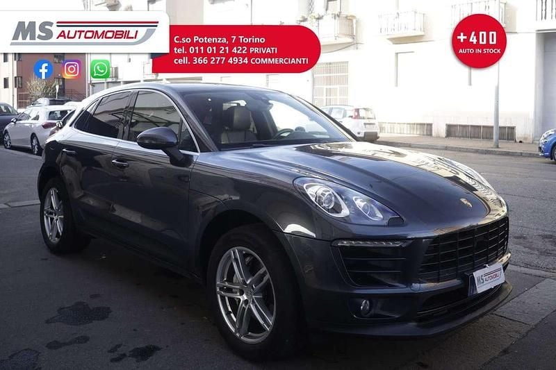 Grigio scuro Usata 2016 Porsche Macan SUV | 24.900 € (Buon prezzo) - Immagine 1/4