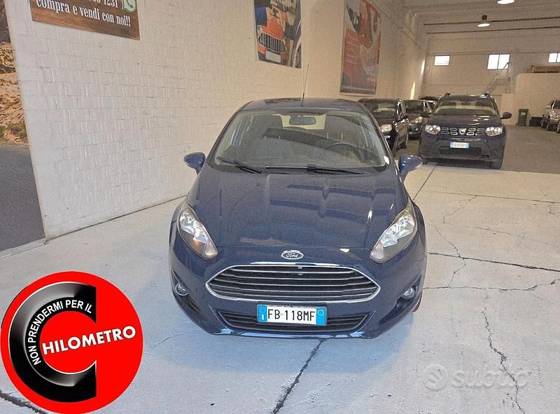 Usata Ford Fiesta 95 CV (69 kW) 2016 Blu Utilitaria