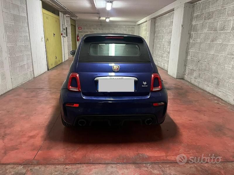 Usata Abarth 595C Turismo 165 CV (121 kW) 2016 Blu/azzurro Cabrio