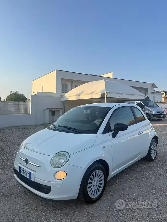 Usata Fiat 500 Pop 69 CV (50 kW) 2010 Bianco Berlina