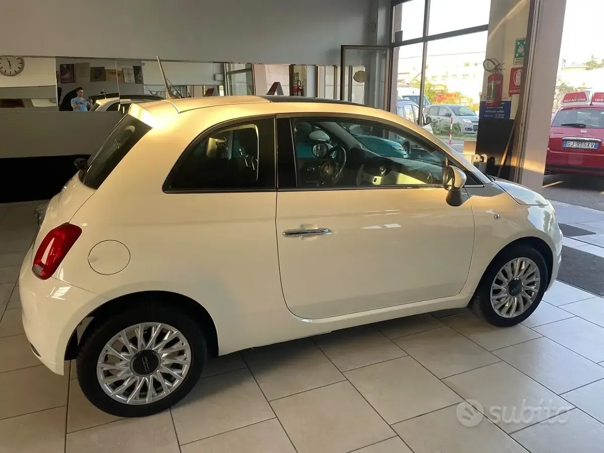 Usata Fiat 500 Lounge 69 CV (50 kW) 2019 Bianco Berlina