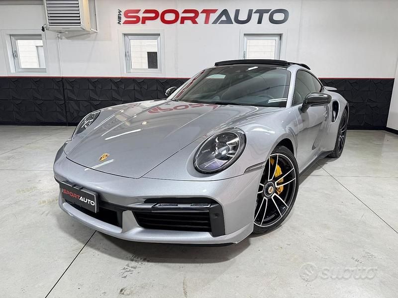 Argento metallizzato Usata 2020 Porsche 911 Turbo S Coupé | 183.500 € (Buon prezzo) - Immagine 1/4